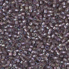 Miyuki delica Beads 11/0 - Sparkling lined smoky amethyst ab DB-1760
